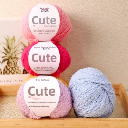 Coral Fleece Wool Yarn For Home Textiles And Decor