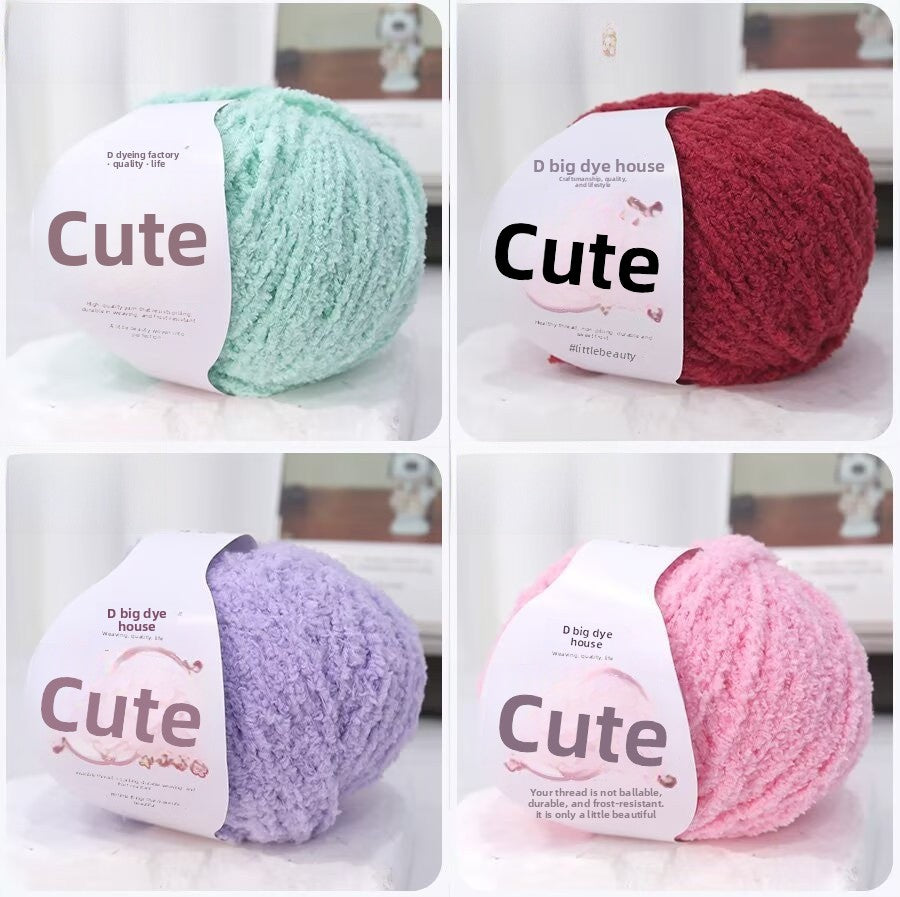 Coral Fleece Wool Yarn For Home Textiles And Decor