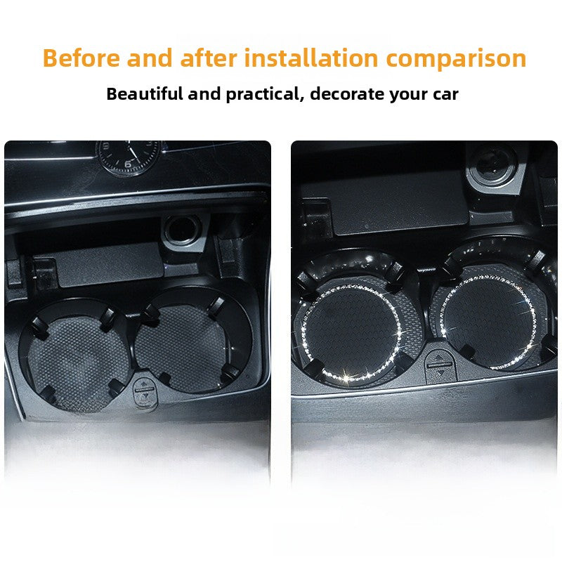 Cartoon Car Interior Decorations Made Of Durable PP Material In Dyed Black For Unique Automotive Style