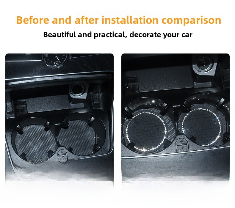 Cartoon Car Interior Decorations Made Of Durable PP Material In Dyed Black For Unique Automotive Style