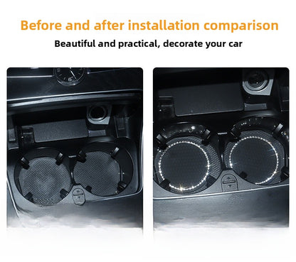 Cartoon Car Interior Decorations Made Of Durable PP Material In Dyed Black For Unique Automotive Style
