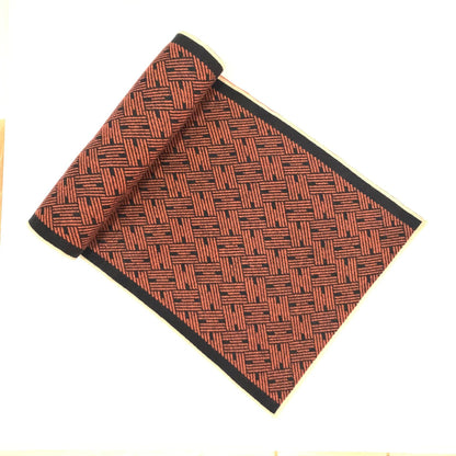 Men's Plaid Knit Scarf In Black & White, Perfect For Autumn And Winter