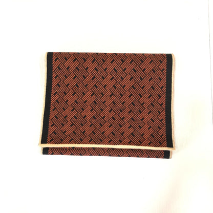 Men's Plaid Knit Scarf In Black & White, Perfect For Autumn And Winter