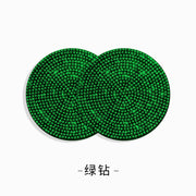 Rhinestone Coaster - Green Diamond [One Price]