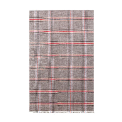Unisex Plaid Wool Scarf For Winter, Soft And Warm Accessory