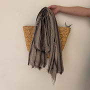 WR Wide-striped Fringed Edge, Khaki