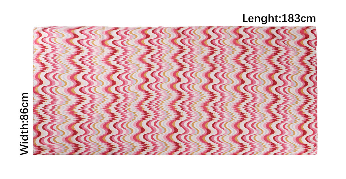 Waves Polyester Shawl Scarf In Ombre, Suitable For All Seasons