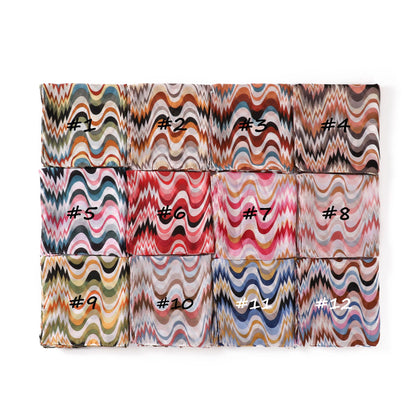 Waves Polyester Shawl Scarf In Ombre, Suitable For All Seasons