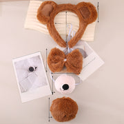 Dark Brown Brown Ears Set