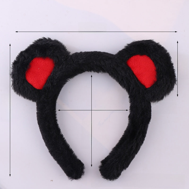 Little Bear Sweet Spa Headband For Kid's, Cloth Material, Blue, Perfect For Summer