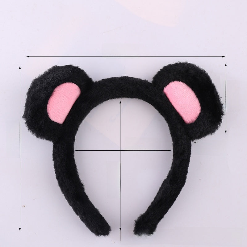 Little Bear Sweet Spa Headband For Kid's, Cloth Material, Blue, Perfect For Summer
