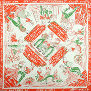 Two People Dancing on an Orange Background