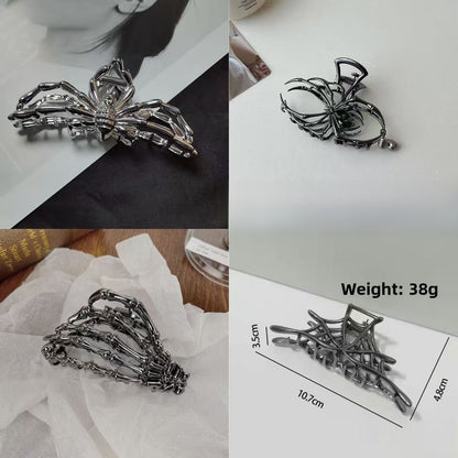 Simple Style Bat Hair Claws For Women, Alloy Material, 3 PCS Package, Perfect Halloween Hairpin