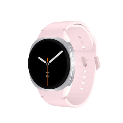 Unisex Smart Watch With Round Dial Featuring Plexiglass Mirror And Silica Gel Strap In Dyed Black