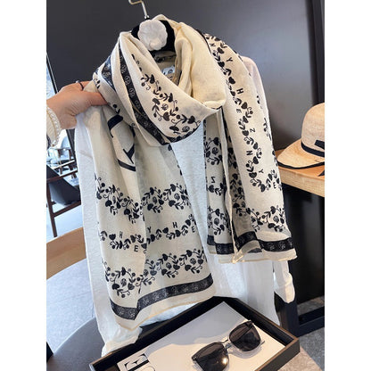 Women's Polyester Scarf Perfect For Summer, Lightweight And Stylish Accessory