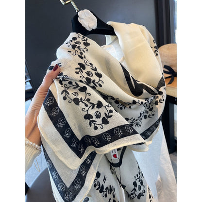Women's Polyester Scarf Perfect For Summer, Lightweight And Stylish Accessory