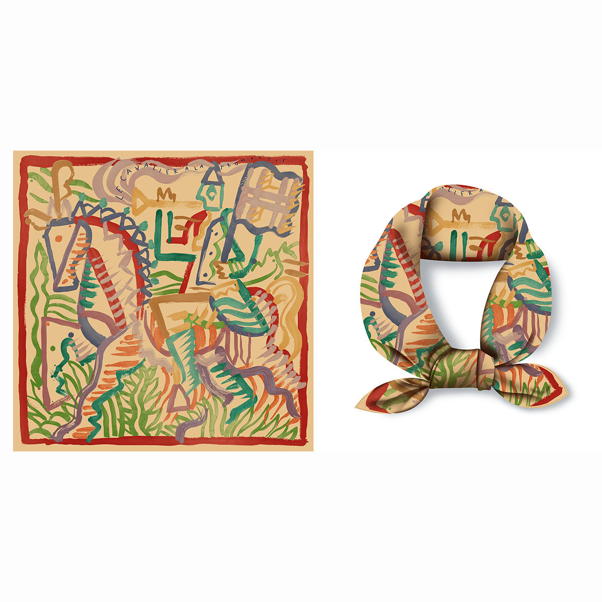 Retro Satin Silk Scarf Bag, Perfect For Autumn