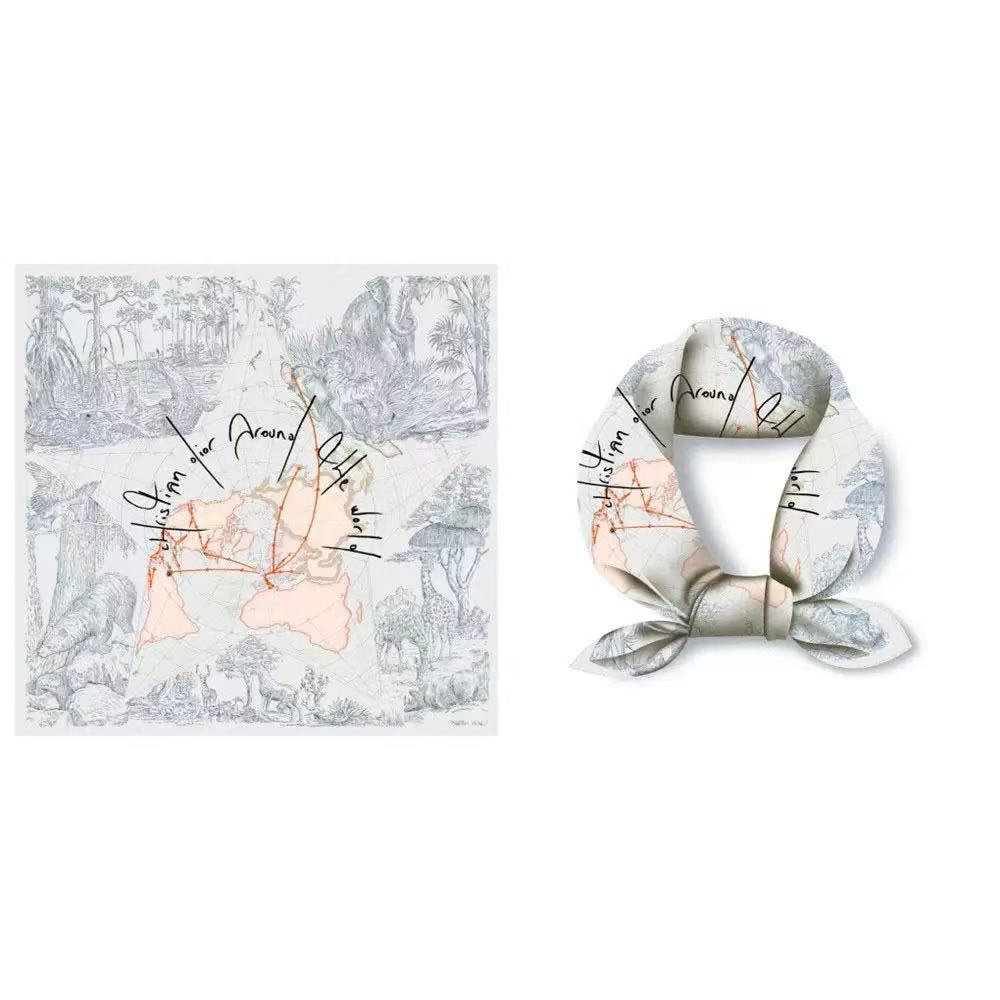 Retro Satin Silk Scarf Bag, Perfect For Autumn