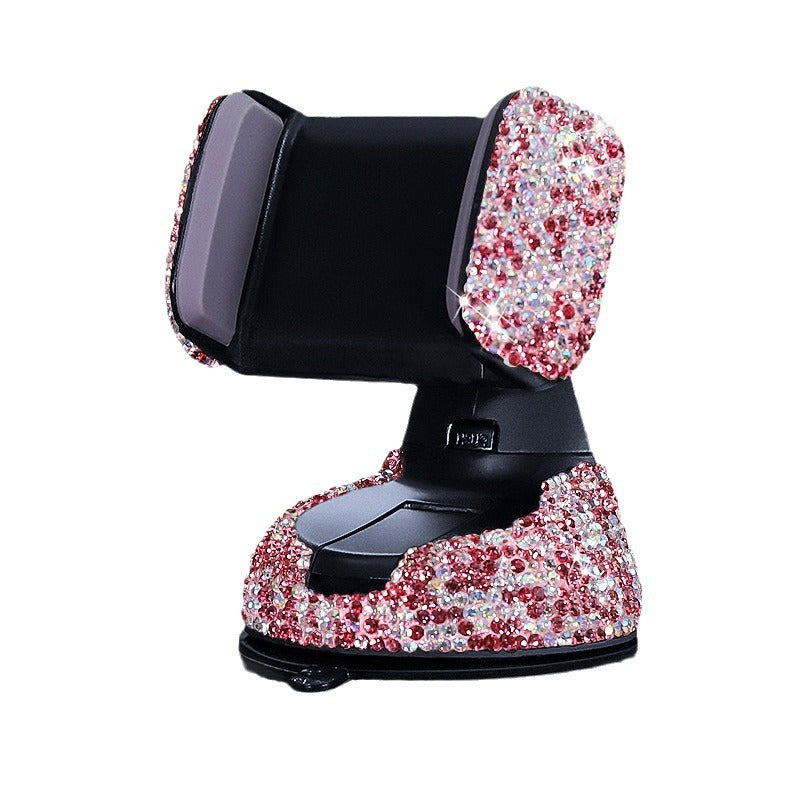Car Phone Holder Made Of Durable Clay In White For Secure And Stylish Vehicle Use