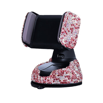 Car Phone Holder Made Of Durable Clay In White For Secure And Stylish Vehicle Use