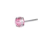 E6543_Peach Blossom Spring Sandwich_Platinum Plated_Single Piece_4M_999 Pure Silver_Y
