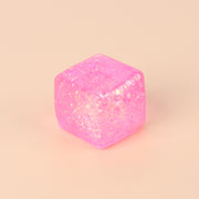 Pink Gold Glitter Squares