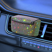 Rhinestone Air Vent Ashtray: Colored Rhinestones