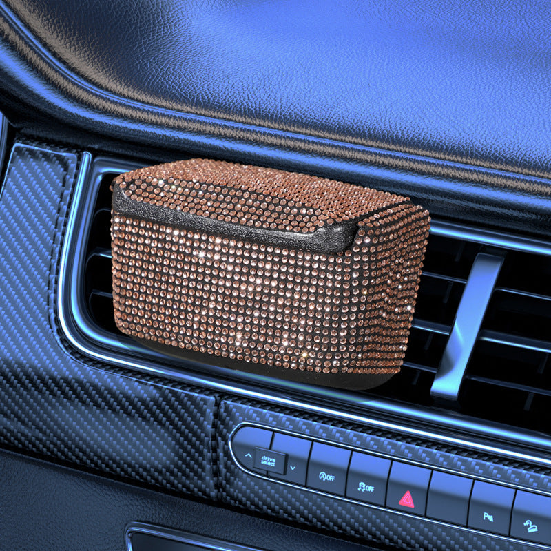 Plastic Car Hanging Accessory In White, Suitable As A Car Ashtray