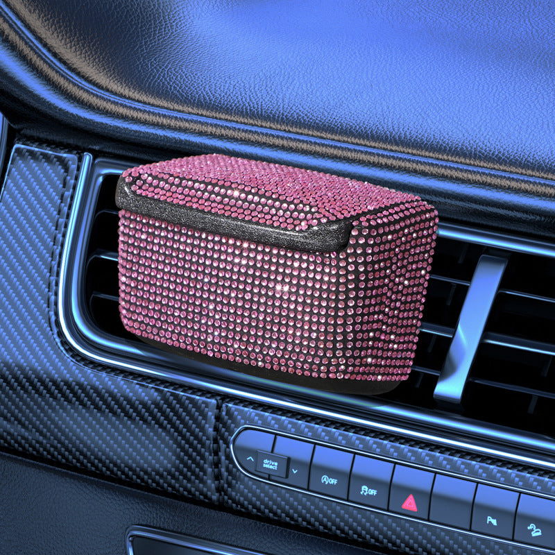Plastic Car Hanging Accessory In White, Suitable As A Car Ashtray