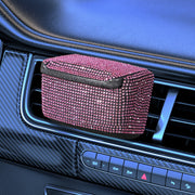 Rhinestone Air Vent Ashtray: Pink Rhinestone