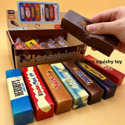 Handmade PU Chocolates Squishy Toy, Stress Relief Toy With Soft And Durable Material