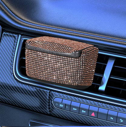 Plastic Car Hanging Accessory In White, Suitable As A Car Ashtray