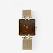 Brown Surface with Gold Stripe