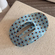 Blue polka dots