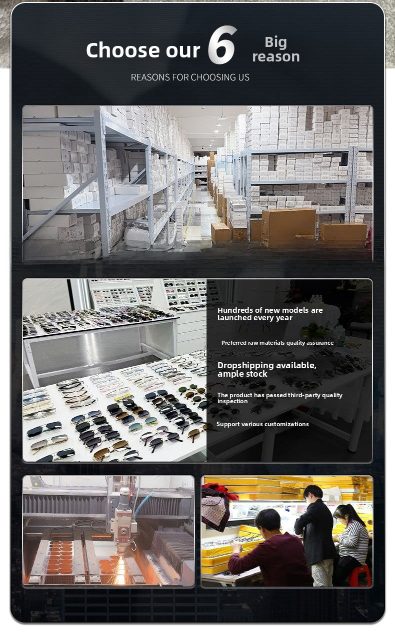 Unisex Special-Shaped Mirror Sunglasses With Tac Lens Material And Clip-On Structure In Dyed Black For Summer