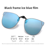 Black Frame with Ice Blue Film