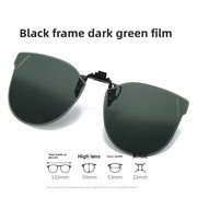 Black Frame, Dark Green Lens