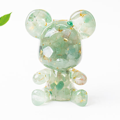 Modern Style Epoxy Bear Ornament For New Year Decoration