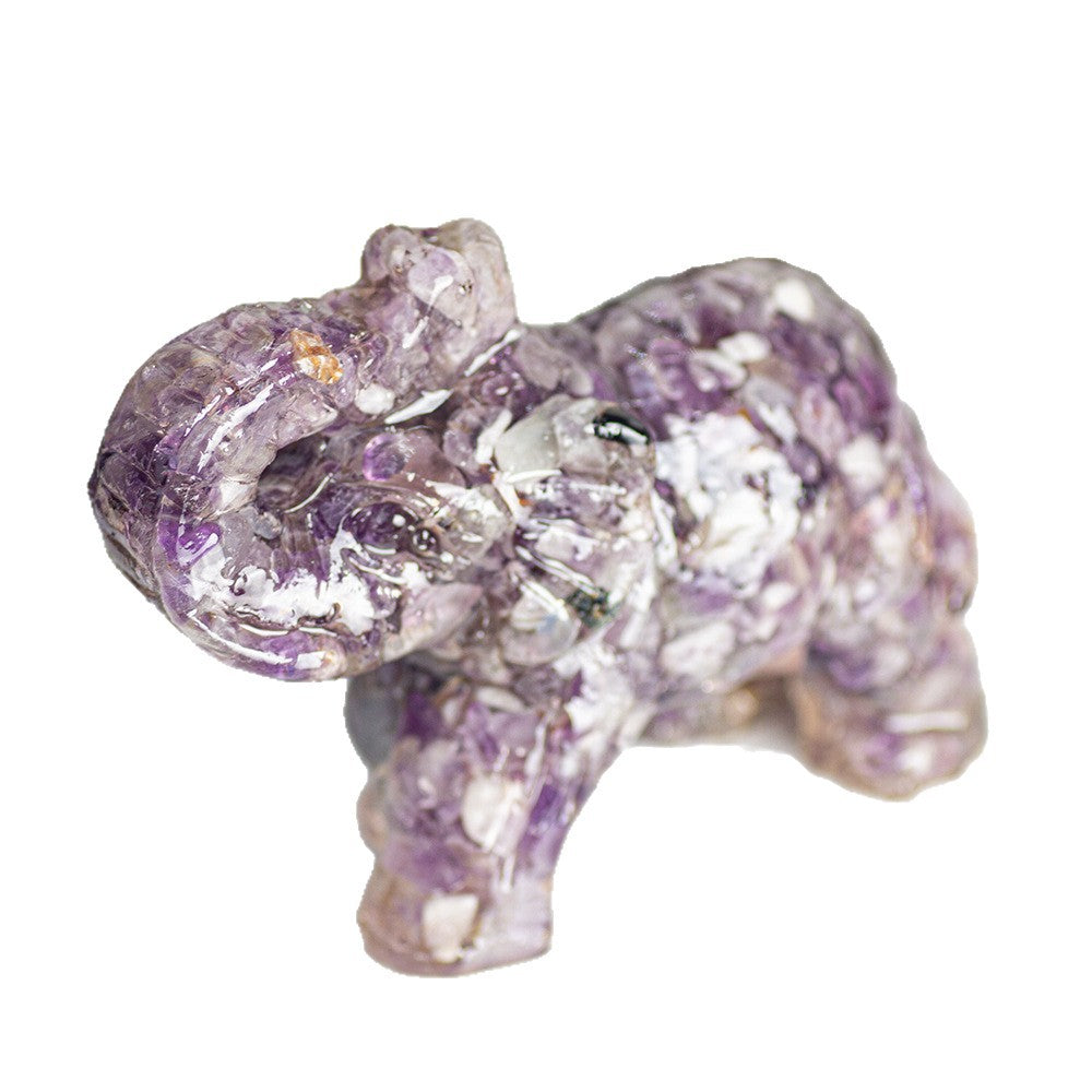 Modern Style Resin Elephant Ornament For New Year Decoration