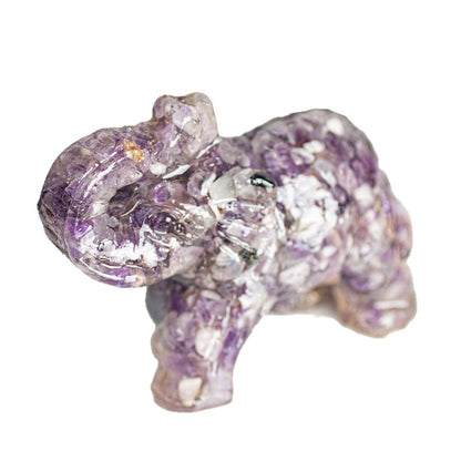 Modern Style Resin Elephant Ornament For New Year Decoration