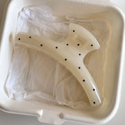 #Hanger White with Black Dots-11.5cm