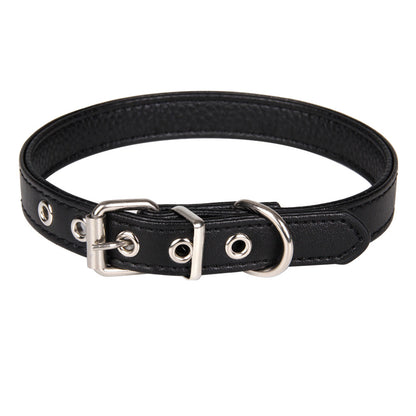 Solid Color PU Leather Pet Leash For All Seasons, Perfect Halloween Accessory