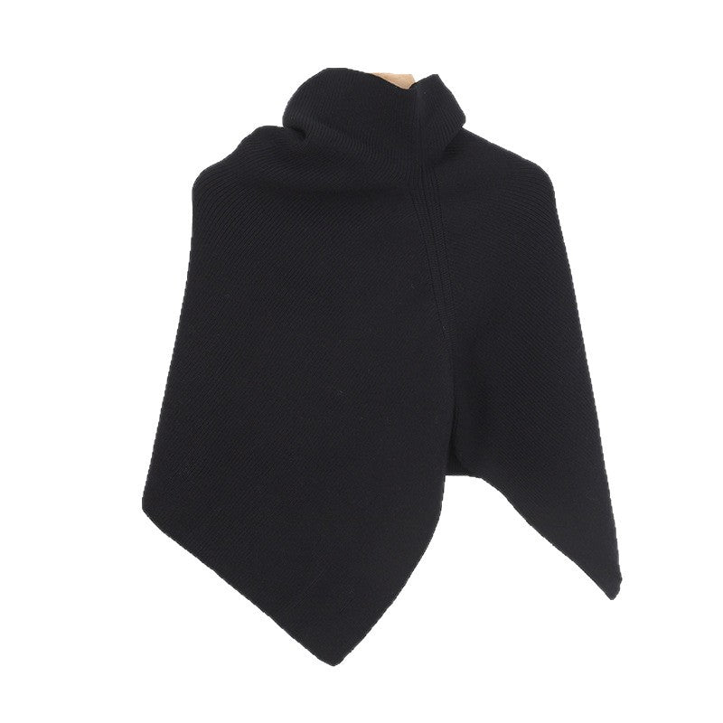 Solid Color Wool Shawl For Women In Beige, Perfect For Autumn And Winter