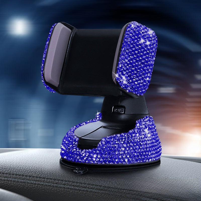 Car Phone Holder Made Of Durable Clay In White For Secure And Stylish Vehicle Use