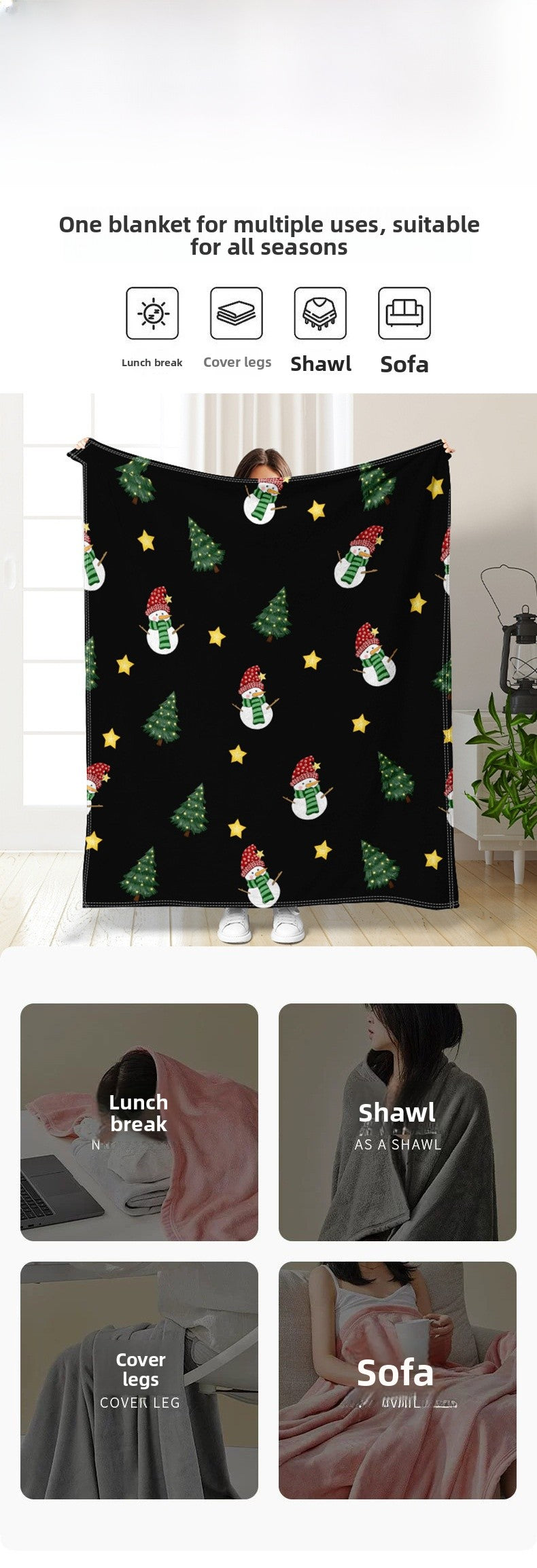Soft Plush Blanket For Cozy Comfort And Warmth