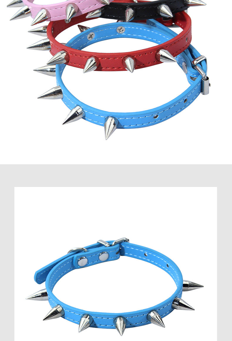 Solid Color PU Leather Pet Collar For All Seasons, Perfect For New Year Celebrations