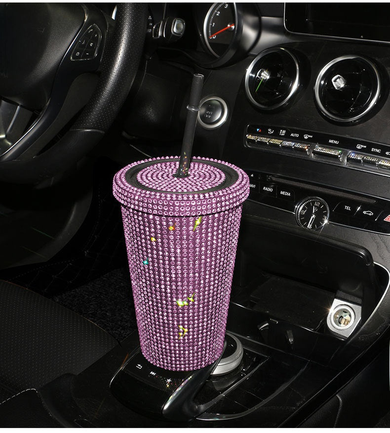 Plastic Cup In White For Car Interior Accessories
