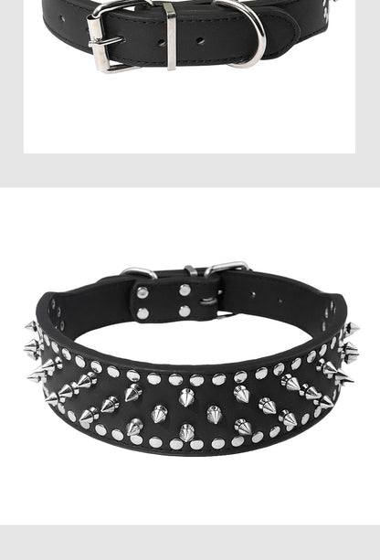 Halloween Cartoon Pet Collar In PU Leather For All Seasons, Durable And Stylish Accessory