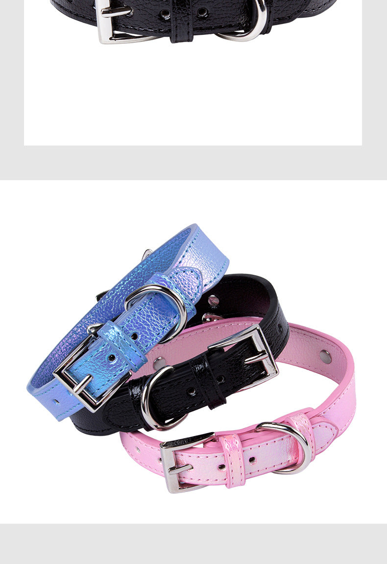 Birthday Bow Tie Pet Collar In PU Leather For All Seasons, Stylish And Comfortable Accessory