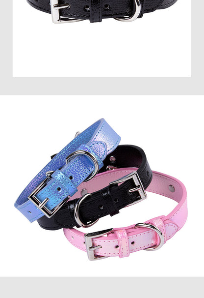 Birthday Bow Tie Pet Collar In PU Leather For All Seasons, Stylish And Comfortable Accessory